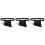 3Pcs Sword Belt Holder for Home Use Black Design 5