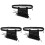 3Pcs Sword Belt Holder for Home Use Black Design 3