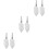 6Pcs Practical Stainless Steel Absinthe Spoon Decorative Bar Accessory 7