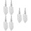 6Pcs Practical Stainless Steel Absinthe Spoon Decorative Bar Accessory 9