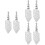 6Pcs Practical Stainless Steel Absinthe Spoon Decorative Bar Accessory 8