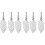6Pcs Practical Stainless Steel Absinthe Spoon Decorative Bar Accessory 6
