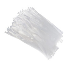 400Pcs Disposable Hair Sink Strainer Bags White Elastic Mesh Filters