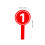 20Pcs Durable Red Scoreboards Handheld Number Paddles for Scoring Use 4