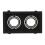 1Stk Schwarz LED Decken Spot Halter Aluminiumlegierung Einstellbar 1