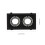1Stk Schwarz LED Decken Spot Halter Aluminiumlegierung Einstellbar 2