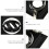 1Stk Schwarz LED Decken Spot Halter Aluminiumlegierung Einstellbar 4