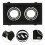 1Stk Schwarz LED Decken Spot Halter Aluminiumlegierung Einstellbar 5