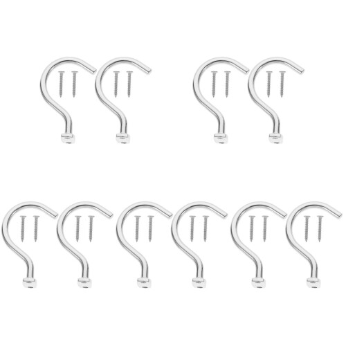 10Sets Multi-Function Snooker Hooks Durable Iron Billiard Storage 2