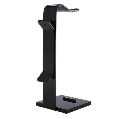 3Pcs Portable Headphone Stand Headset Rack Black Headphone Storage