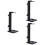 3Pcs Portable Headphone Stand Headset Rack Black Headphone Storage 6