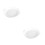 2Pcs White Ceramic Baking Pans Double Handle for Kitchen Oven Use 10