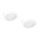 2Pcs White Ceramic Baking Pans Double Handle for Kitchen Oven Use 4