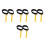 8Pcs Durable Leash PP Quick-Release Diving Accessory Straps 8