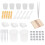 303Pcs Epoxy Kit for DIY Making Plastic Wood Tools Assorted 1