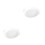 2Pcs White Ceramic Baking Pans Double Handle for Kitchen Oven Use 6