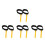 8Pcs Durable Leash PP Quick-Release Diving Accessory Straps 6