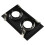 1Stk Schwarz LED Decken Spot Halter Aluminiumlegierung Einstellbar 8