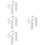 4Sets Rust-Resistant White Steel Projector Screen Bracket Wall Mount 9