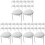 150Pcs Plastic Pizza Serving Tripod Stackable Anti-Stick Fixing Rack 4