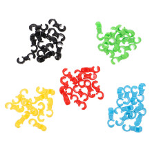 150St Mix Kleuren Bike C-Clips Kabelklemmen Voor Frame En Remlijn