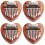 4Sets Beginners Thumb Piano Bruin 8 Toetsen Speelgoed 6