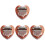 4Sets Beginners Thumb Piano Bruin 8 Toetsen Speelgoed 3