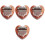 4Sets Beginners Thumb Piano Bruin 8 Toetsen Speelgoed 4