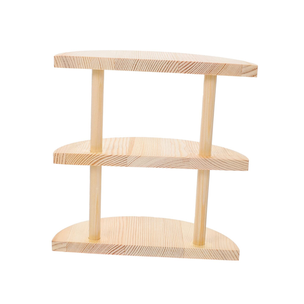 Sunglasses Display Stand Wooden Eyeglass Holder MultiLayer Rack Space Saving Durable Organizer