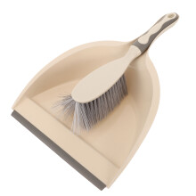 2Sets Tafelschoonmaak Set Mini Broom En Stoffer Wit Pp+tpr Materiaal
