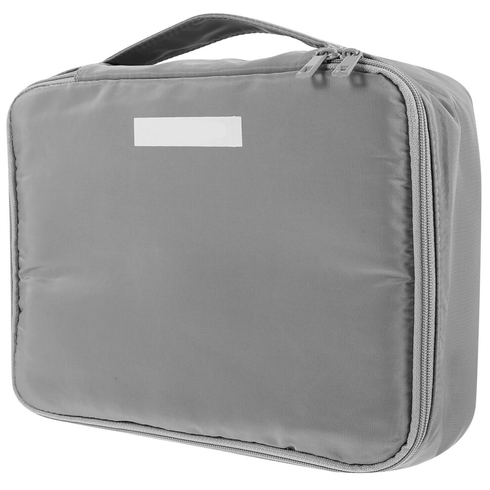 Artibetter 5Pcs Grey Large Makeup Bag Organizer Portable Travel Cosmetic Storage
