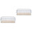 2Pcs White Wire Mesh Basket Small Metal Organizer for Kitchen 6