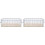 2Pcs White Wire Mesh Basket Small Metal Organizer for Kitchen 4