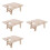 4pcs Folding Wine Table Wooden Mini Wine Rack 7