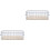 2Pcs White Wire Mesh Basket Small Metal Organizer for Kitchen 5