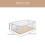 2Pcs White Wire Mesh Basket Small Metal Organizer for Kitchen 10