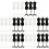 30Pcs Compact Mini Mannequin Model Durable Doll Skirt Stand Black 7