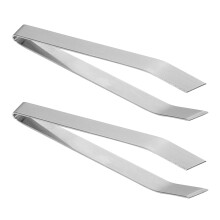 6St Viskraat Roestvrij Staal Comfort Grip Keuken Pincet Tool