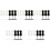30Pcs Compact Mini Mannequin Model Durable Doll Skirt Stand Black 4