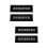 4Pcs Decorative Black Acrylic Table Reserved Sign for Banquets 9