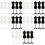 30Pcs Compact Mini Mannequin Model Durable Doll Skirt Stand Black 8