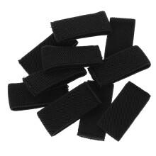 30St Duurzame Nylon Belt Keepers Voor Politie En Outdoor Riemen Zwart