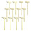 3Sets Beige Krabhamers, Seafood Mallets, Voor 1