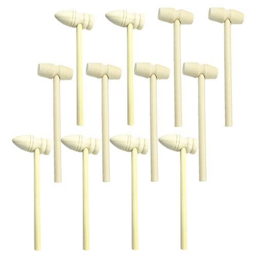 3Sets Beige Krabhamers, Seafood Mallets, Voor