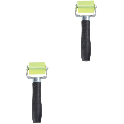 2St Flexibele Vinyl Roller Multi Kleur Voor Plakken En Egaliseren 2