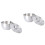 2Pcs Silver Stainless Steel Steamed Egg Bowls Kitchenware 5
