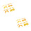 8Sets Nepbaard En Wenkbrauwenpolyester Zelfklevend Feestjes 4