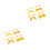 8Sets Nepbaard En Wenkbrauwenpolyester Zelfklevend Feestjes 6