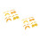 8Sets Nepbaard En Wenkbrauwenpolyester Zelfklevend Feestjes 5