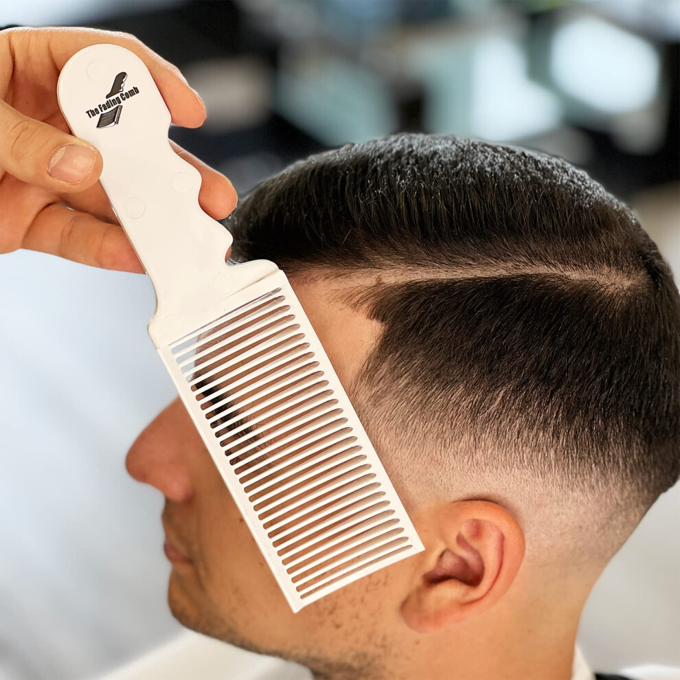 Unisex Professional Fade Comb For Men, Curved Ergonomic Barber Haircut Tool For Smooth Hair Blending